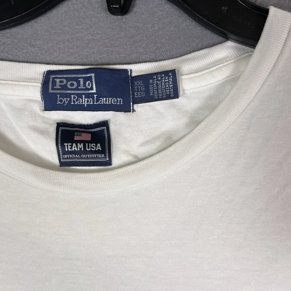 Polo Ralph Lauren Team USA 2024 Olympics Villagewear Bear Shirt White - Size XXL